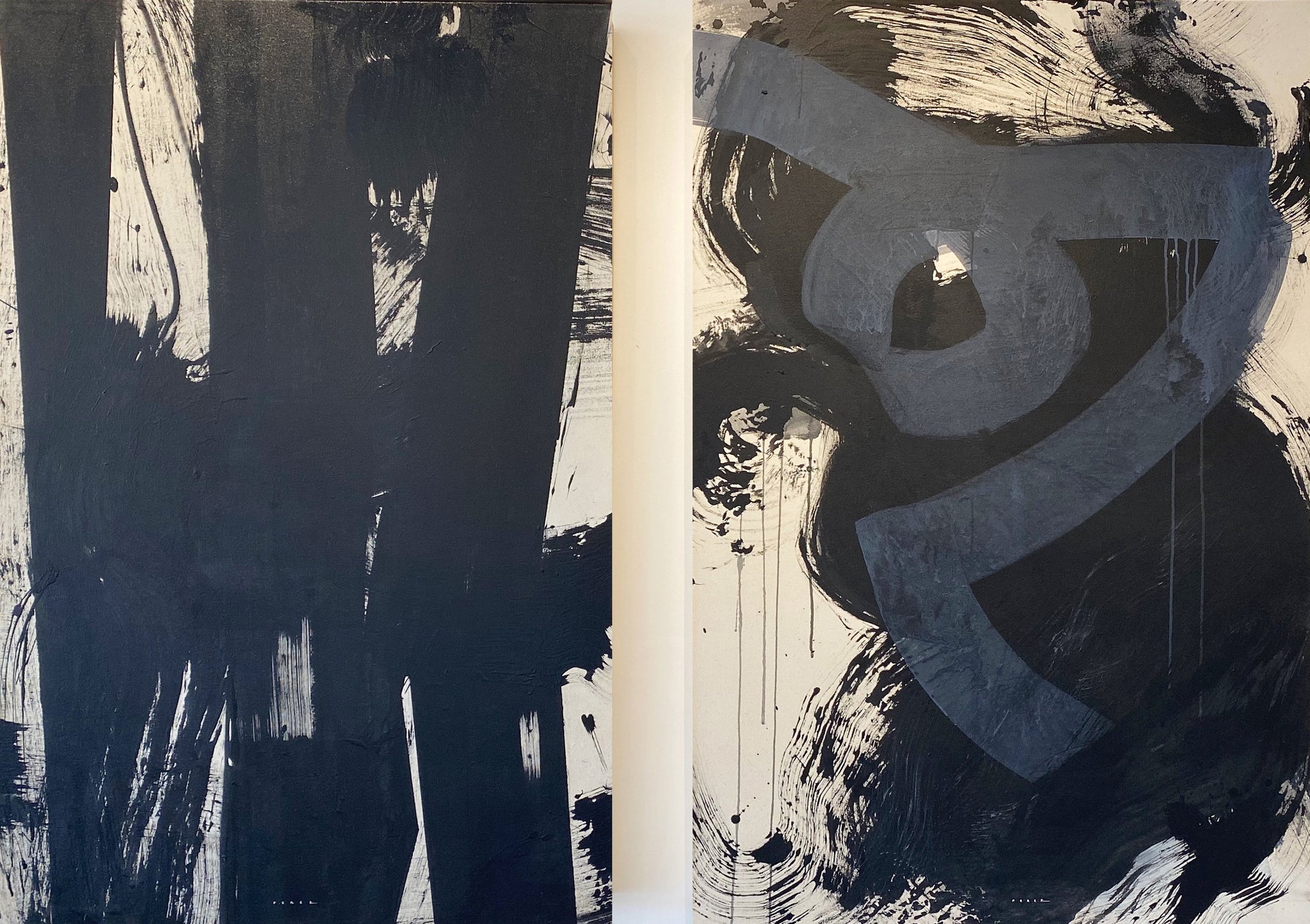HANDS RAISED AND MY PROMISE DIPTYCH