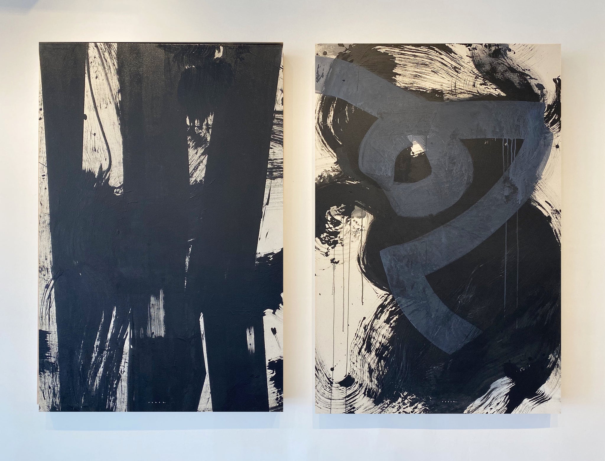 HANDS RAISED AND MY PROMISE DIPTYCH