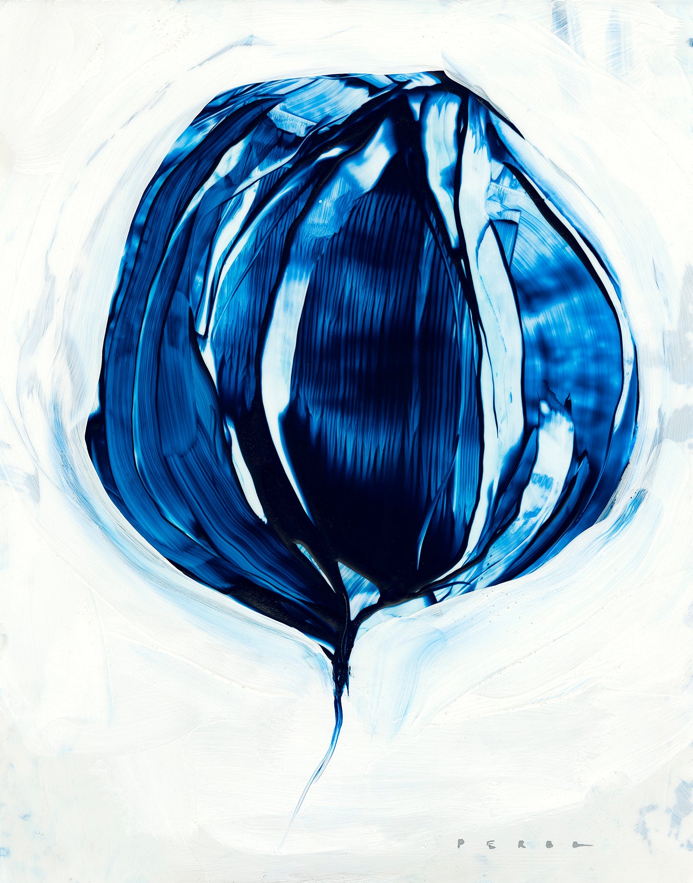 Blue Lyric Print